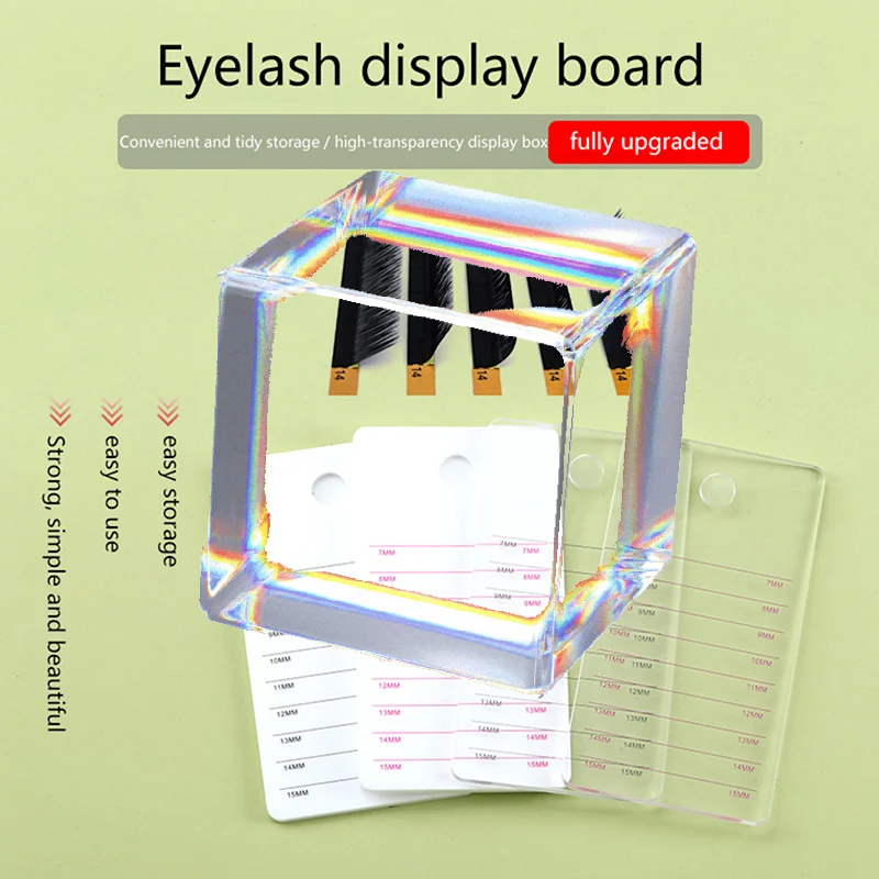 1Pcs Lash Extensions Mixed Tray Eyelash Organising Tile Eyelash Board Beauty Tools Eyelash Pad Makeup Tool