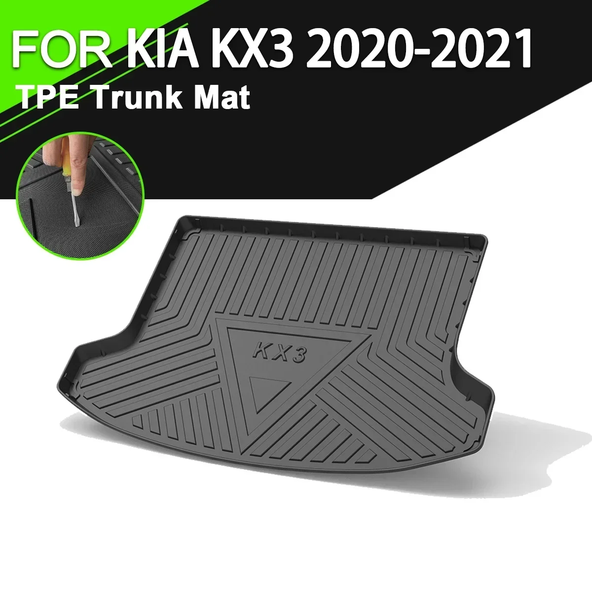 Car Rear Trunk Cover Mat TPE Waterproof For KIA K2 K3 K4 K5 K5Pro KX1 KX3 KX5 KX7 SORENTO SPORTAGE FORTE PEGAS PICANTO CARENS