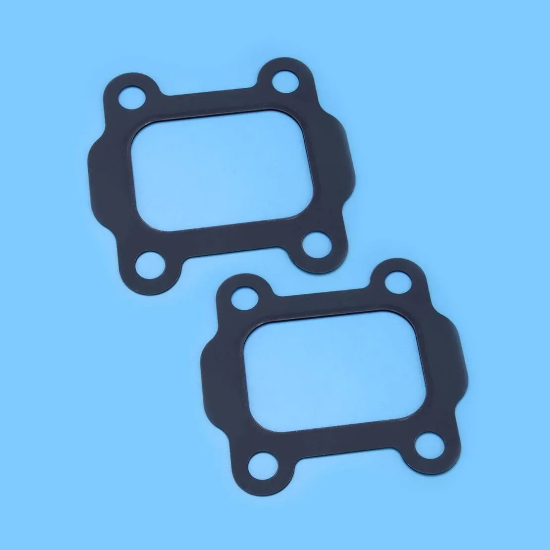 2Pcs Heavy Duty Turbo Mounting Gaskets High Temperature Resistant For Cummins 15L X15 ISX15 QSX15 Engine