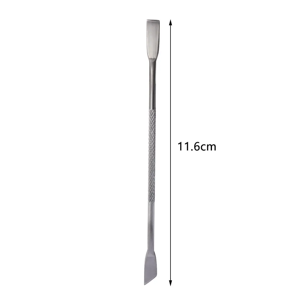 เคล็ดลับงานศิลปะ DIY ด้ามจับกันลื่นยูวีเจลตัวดันน้ำยาล้างเล็บปลายคู่สแตนเลส