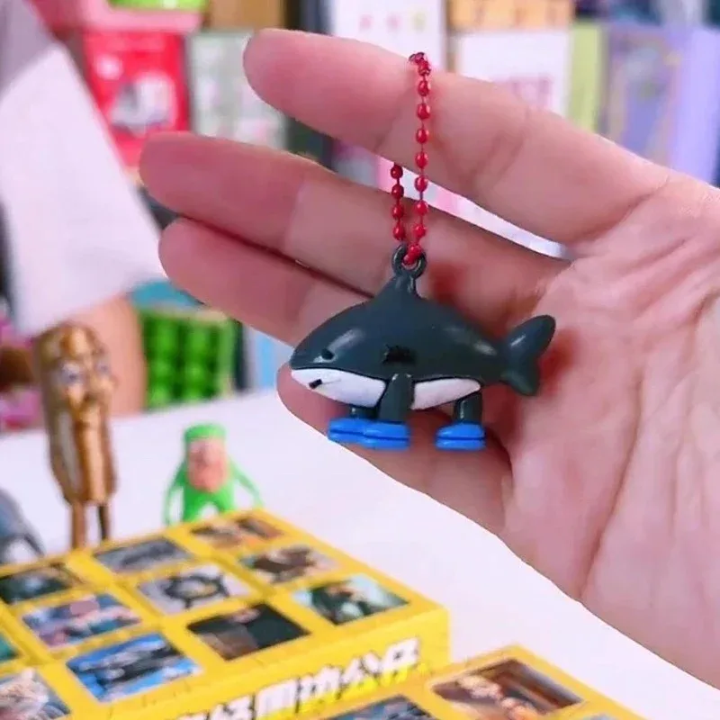 12PCS Blind Box Italiaanse Brainrot Tungtung Sahur Tralalero Tralala Beeldje Hanger Mystery Box Model Speelgoed Kerst Hallowmas Gift