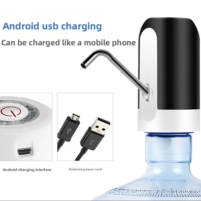 

Автоматический электрический насос-диспенсер для воды — перезаряжаемое всасывающее устройство USB для минеральной/офицированной воды в бутылках с выходом воды