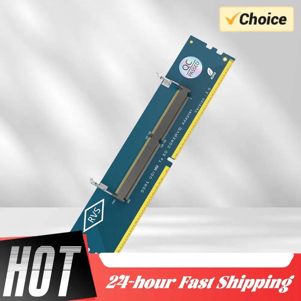 

Адаптер-конвертер памяти DDR5 U-DIMM для ноутбуков и настольных ПК: карта-адаптер оперативной памяти DDR5 для ноутбуков и настольных компьютеров