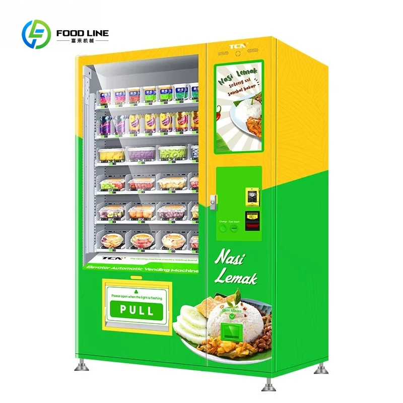 

Malaysia Food Vending Machine Fresh Food Vending Dispenser for Eradicate Poverty