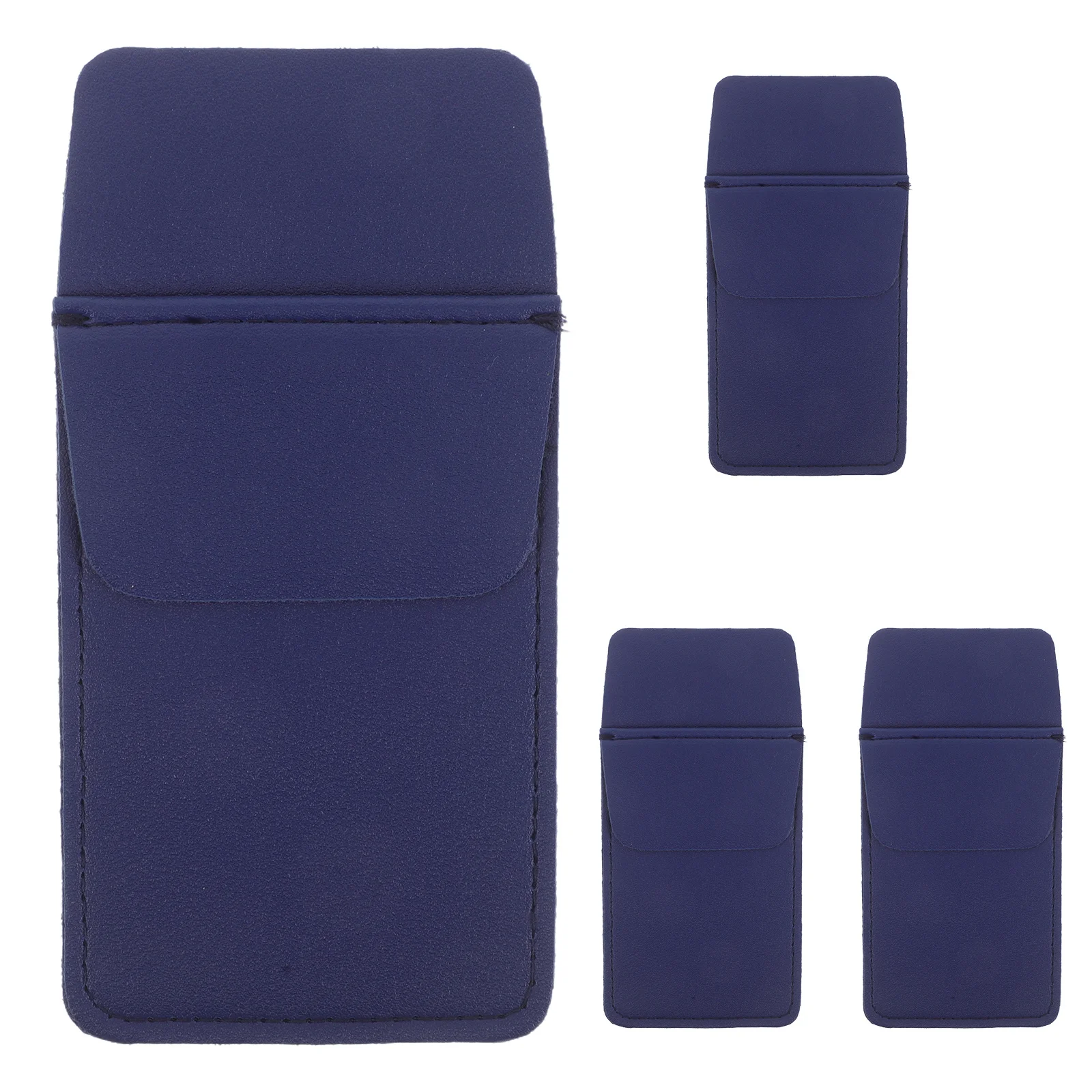 

4pcs Faux Portable Pen Sleeve 6.33X3.14In Pocket Protector For Nurses Pencil Wrap Holder Nursing Organizer Pouch