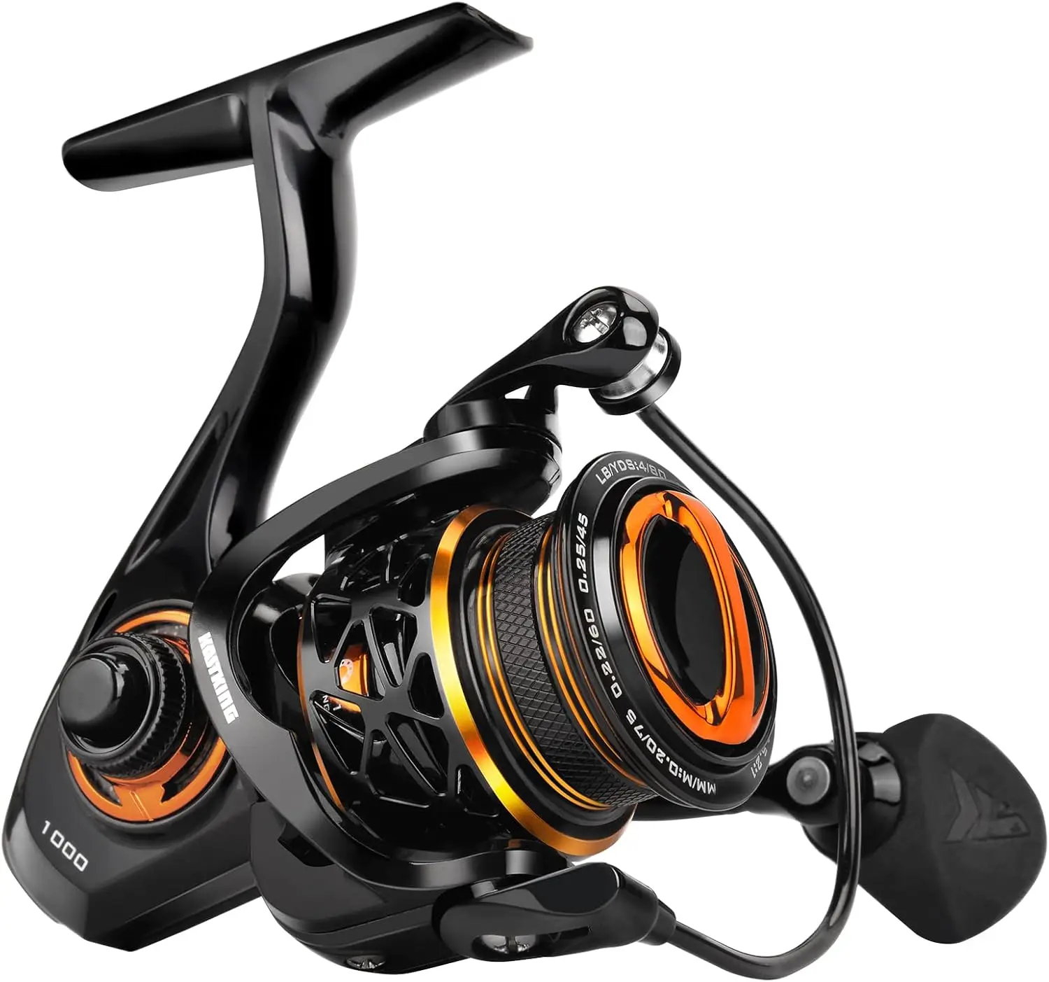 Spinning Reel – Ultralight Spin Finesse System Fishing Reel - Carbon Fiber Construction – 7 + 1 Stainless Steel  BB – Carbon