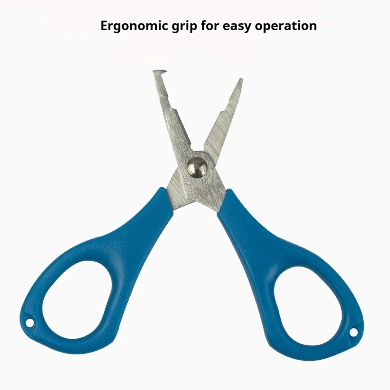 مقص صغير متعدد الوظائف Luya مقص خاص لصيد الأسماك هوك تاكر كماشة من الفولاذ المقاوم للصدأ ملحقات كماشة إزالة الخطاف