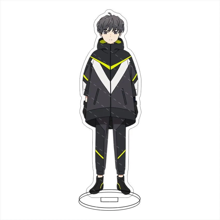 Anime Mebius Dust Anime Acrylic Stand Araki Stella Olga Model Figure Cosplay Plate Holder Topper Keychain Desk Decor Plate Gift
