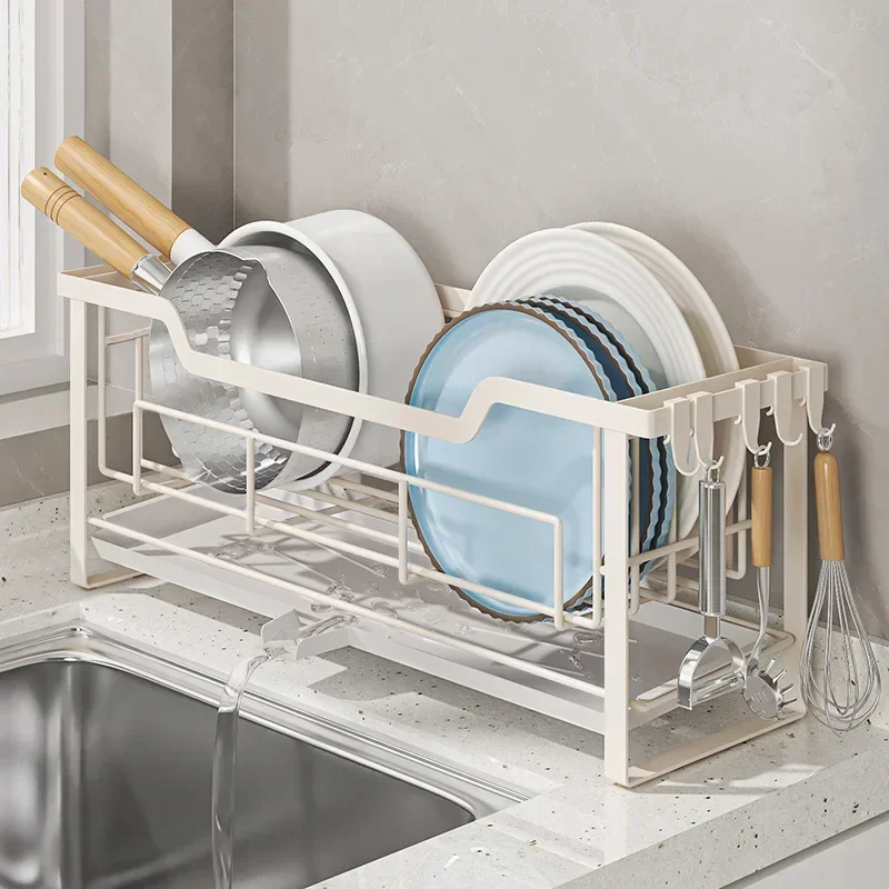 kitchen windowsill cutting board, bowl and chopstick draining rack, no need to install small bowl and dish storage racks