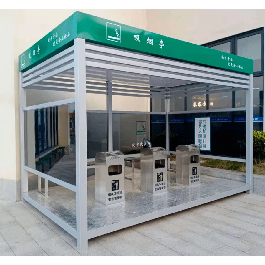 

Smoking Booth Safe Modern Smoking BoothMobile BoothEnvironmentally Friendly Galvanized Steel Frame Life Span Outdoor Custom