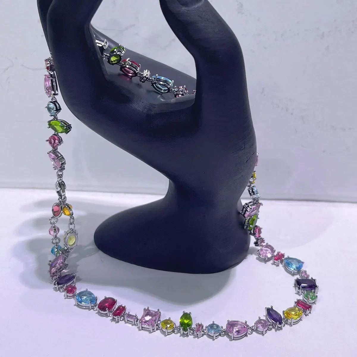 Candy New bracciale gioielli collana orecchini anello Fine Luxury Charm nappa squisito regalo di anniversario di natale donne all\'ingrosso