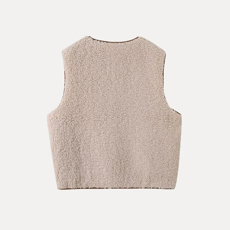 

2025 Summer New Sle Women's Faionable Belted Vest Daily Series Polyester Fiber 00% V-ne Single Button Closure Pure Color