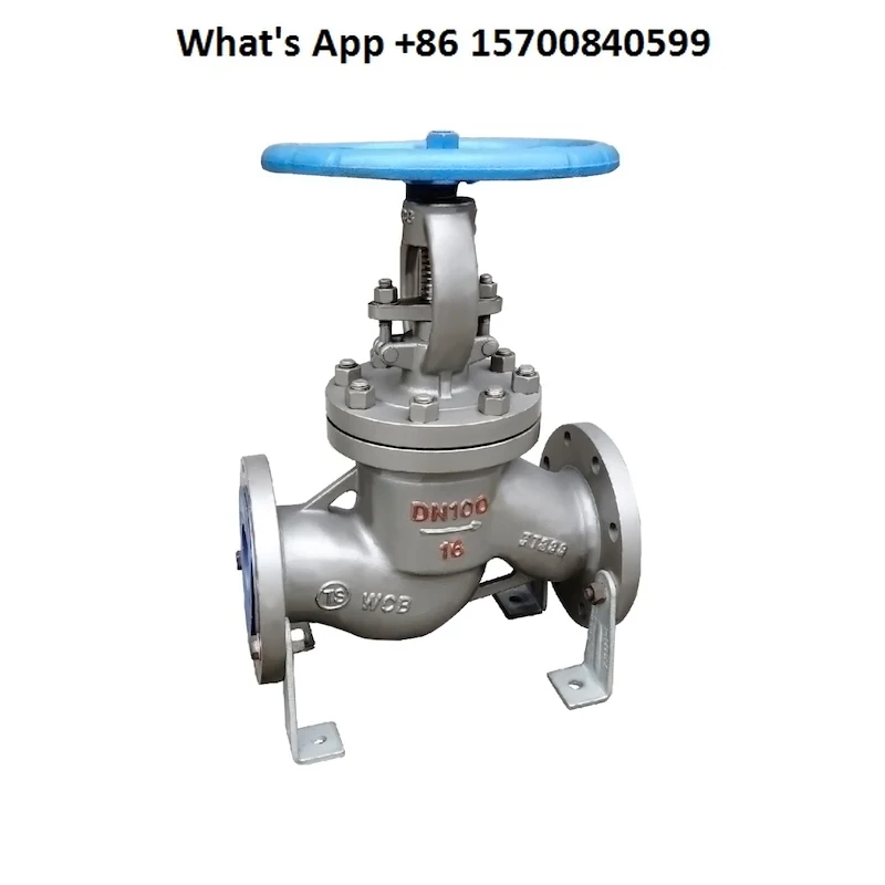 صمام كروي ذو شفة عادية من الفولاذ المصبوب J41H-16/25C DN40 50 65 80- DN500