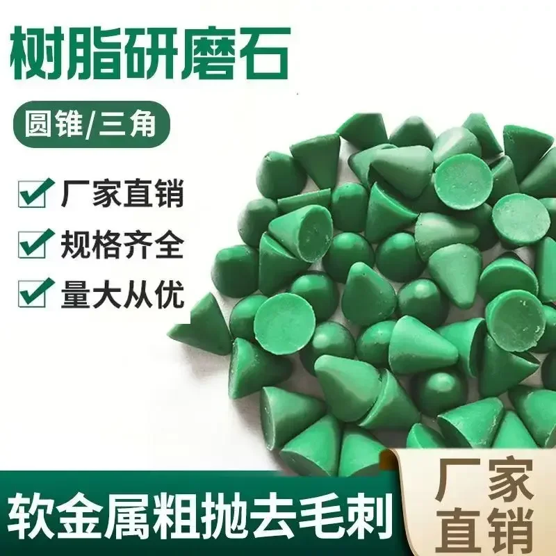 Bloco de moagem triangular cônico abrasivo de polimento