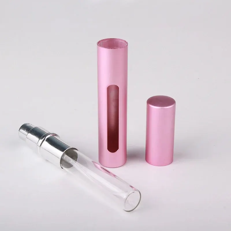 PORTABLE REFILLABLE PERFUME BOTTLE - Ultra-fine Spray Bottle with 0.17 Oz. Capacity for On-the-go Perfume Use.