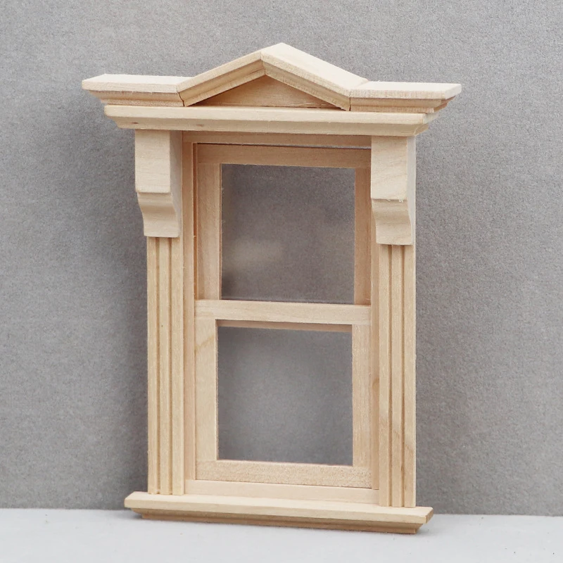 Doll House Door Window Model Miniature Table Cabinet Shelf Legs Cupboard Model Dollhouse Furniture Decor DIY Toy Accessories