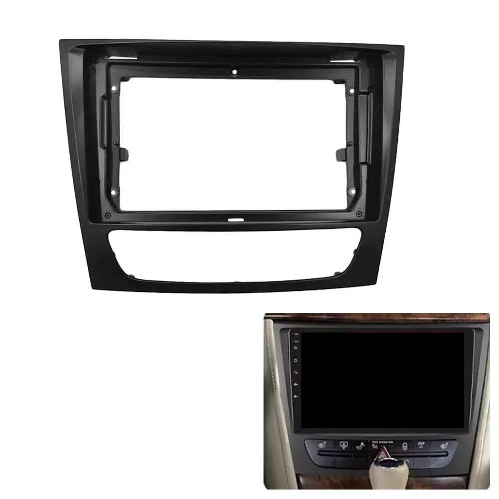 Wholesale Car Accessory  Radio Video Fascia Panel For BENZ E-Class W211 E200 220 300 350 240 280 Audio Multimedia Player Frame