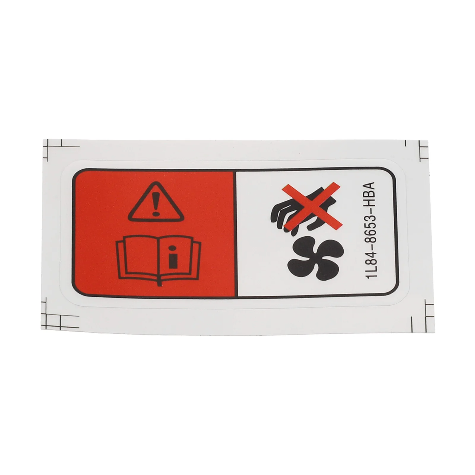 Manual Measurement Fan Label Paper Material Quick To Install Replacement Installation Wear-resistant White Color Easy To Use