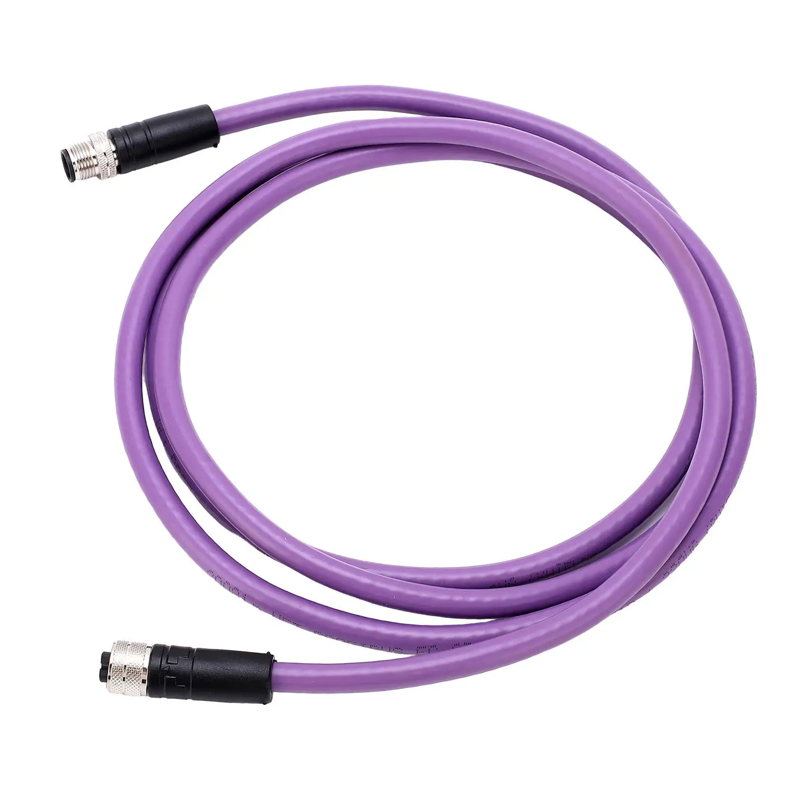 كابل العمود الفقري للملحقات البحرية 5pin مقاوم للاهتراء أسود 2 متر إنهاء مناسب لشبكات lowrance لـ nmea 2000