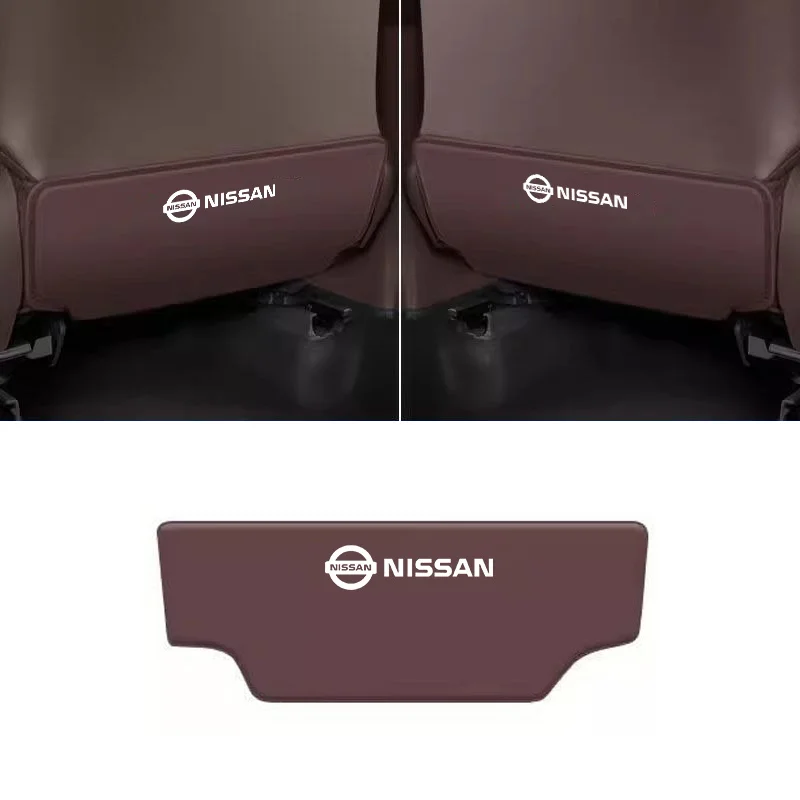 مقعد السيارة الخلفي حامي حصيرة منع القذرة مكافحة ركلة الوسادة الملحقات لنيسان X-trail قاشقاي ملاحظة جوك سنترا باترول ليف