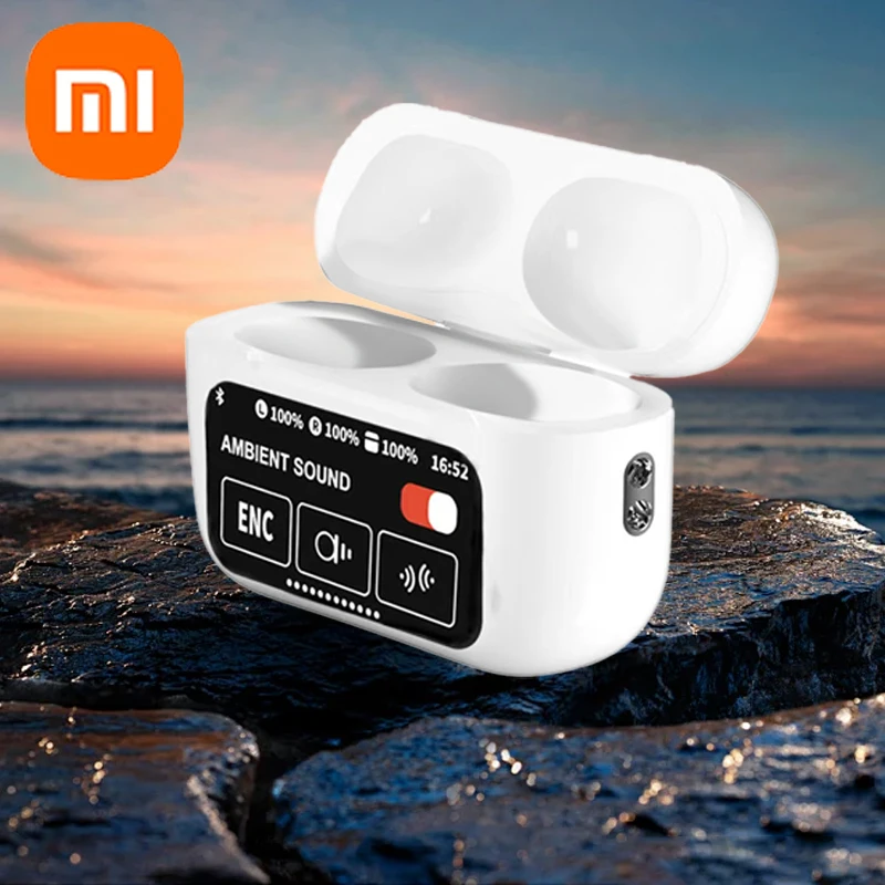 Xiaomi A10 Pro ENC TWS Wireless Earphones Bluetooth5.4 Touch Screen Headphones Noise Cancelling Earbuds With Mic For Android iOS