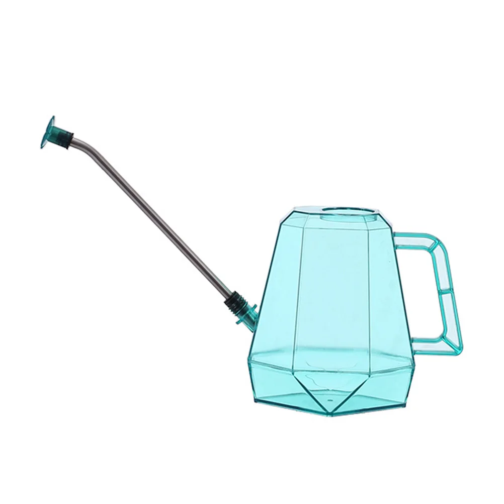 

Long Spout Watering Can Stainless Steel Plastic Garden Kettle Large Caliber Port Flower Shower Head Indoor Outdoor Gardening