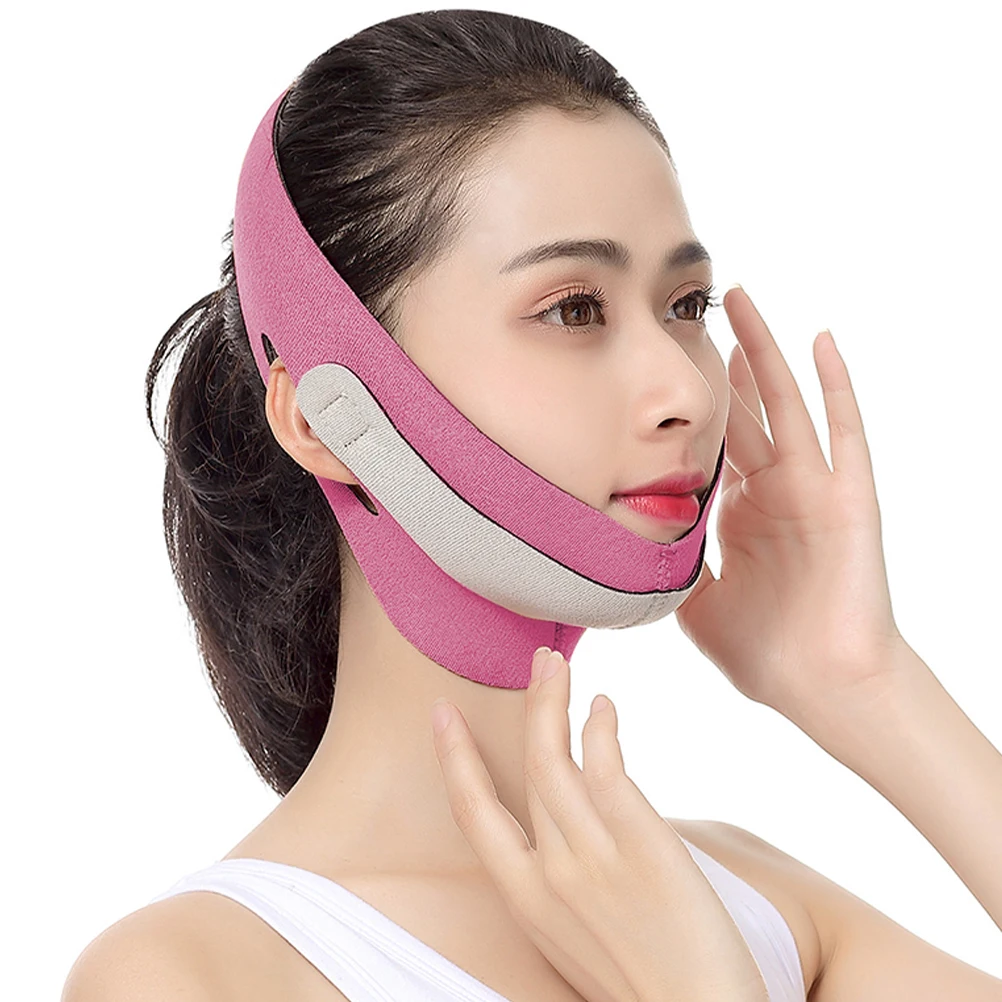 

Firming Facial Belt Face Lifting Strap For Double Chin Reduction Chin Lift Soft Elastic Face For Men Women