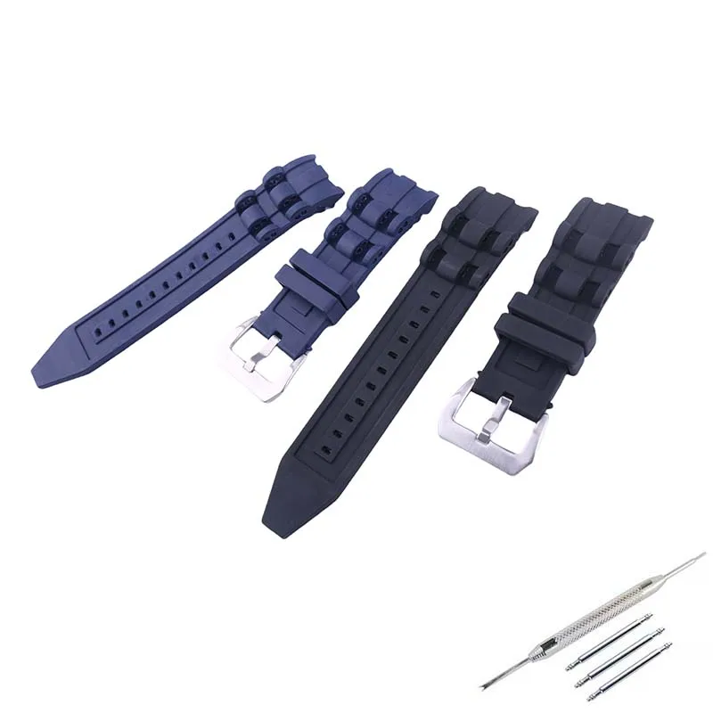 Men\'s silicone watch band Compatible for Invicta Pro Diver waterproof sports rubber PU watch strap 26mm wristband accessories