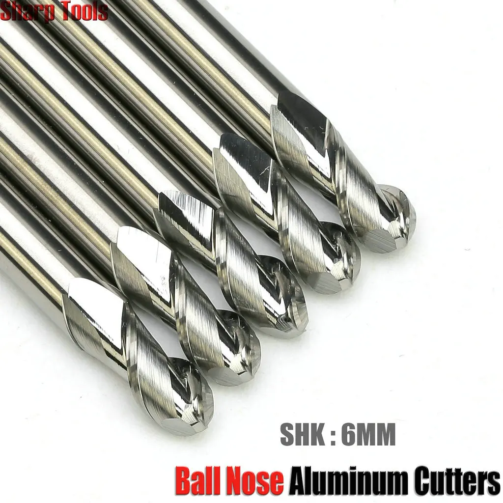 flauta espiral bola nariz roteador bit fresa para aluminio hrc50 tungstenio aco carboneto cnc ferramenta de aluminio conjunto endmill mm 01