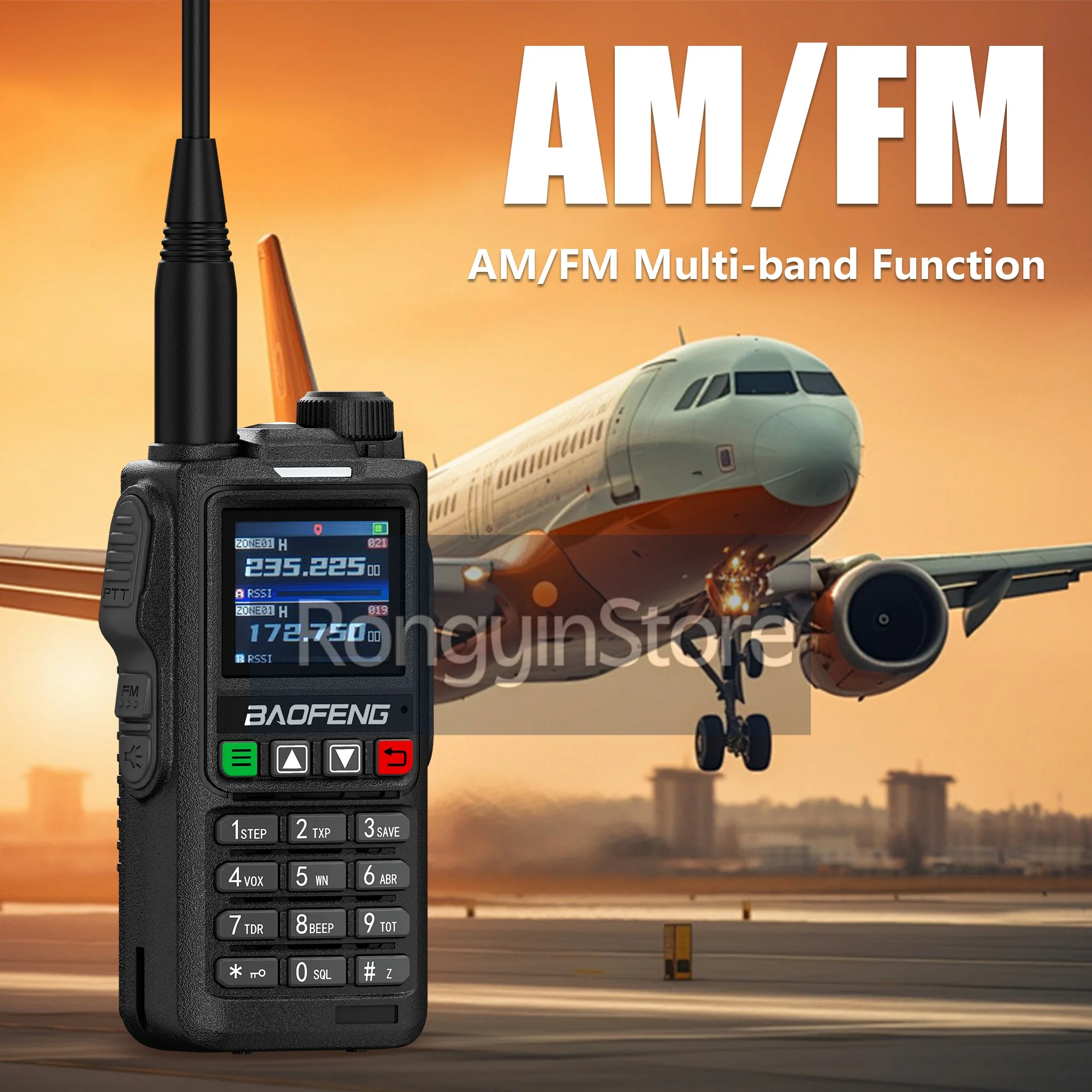 BAOFENG UV-18H GPS 6-bands hamradio NOAA USB-C/desktop opladen Tweerichtingsradio Lange afstand Draadloze kopieerfrequentie Walkie-talkies