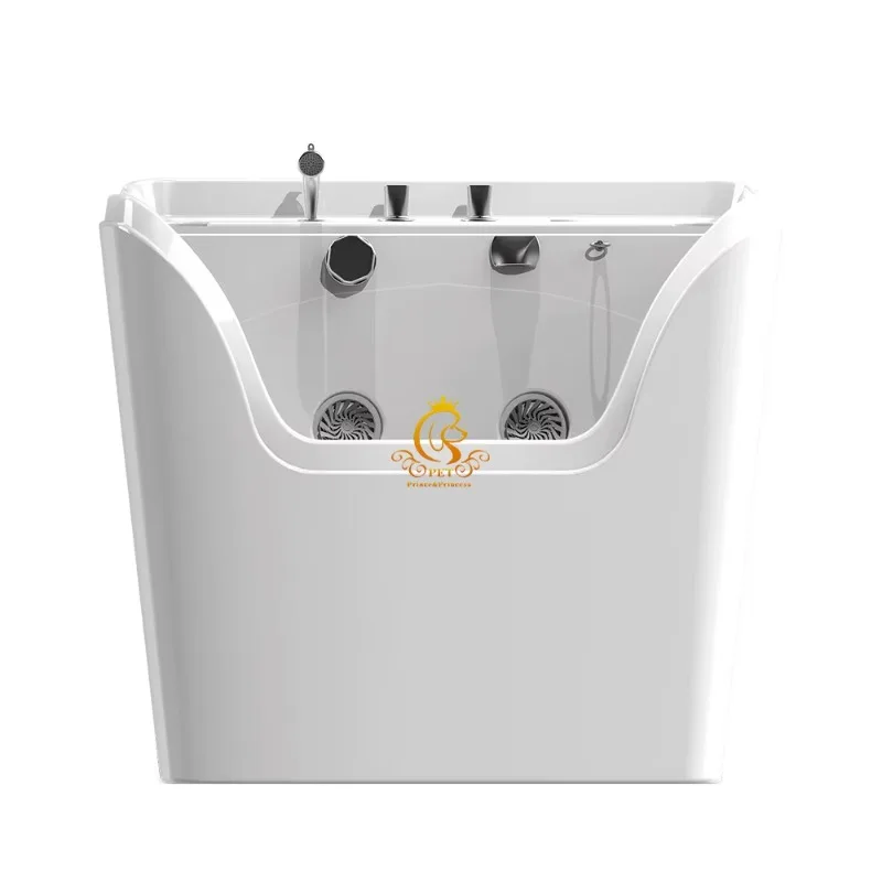 Massage Mini Dog Pet Acrylic Bath Tub Dog Grooming Spa Micro Bubble Ozone Milk Bath Tub for Pets