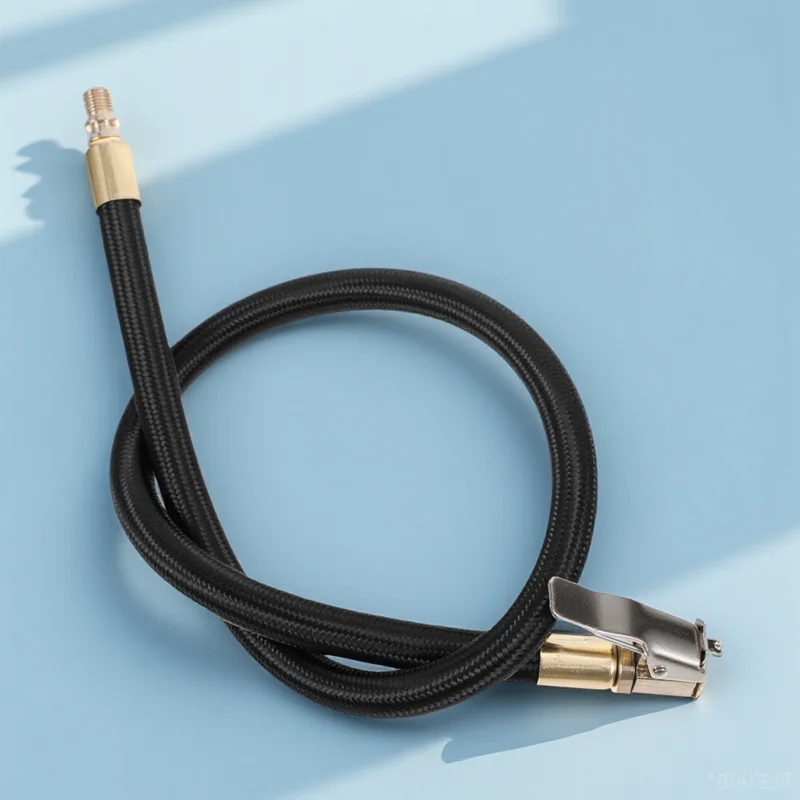 

Tire Inflator Extension Tube 50CM Air Pump Hose Copper Quick Connect Fast Inflation Durable Coated Hose Car Tire Repair Tools