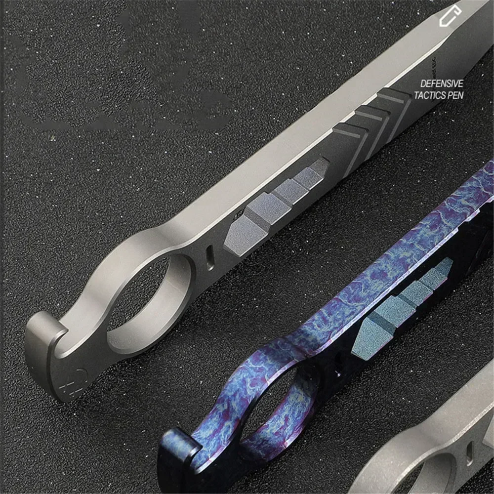 Multifunction Hexagon Wrench Titanium Alloy EDC Crowbar Bottle Opener Outdoor Survival Campsites Tool Camping Gear Gift