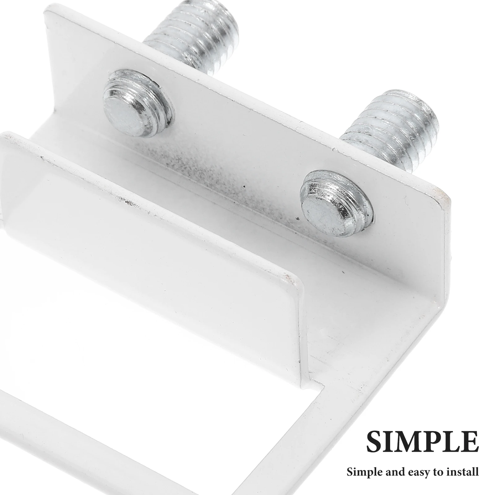 

2pcs Window Stopper 18mm Double Hole Sliding Locks Child Safety Bar Aluminum Alloy White Clamp For Doors Windows