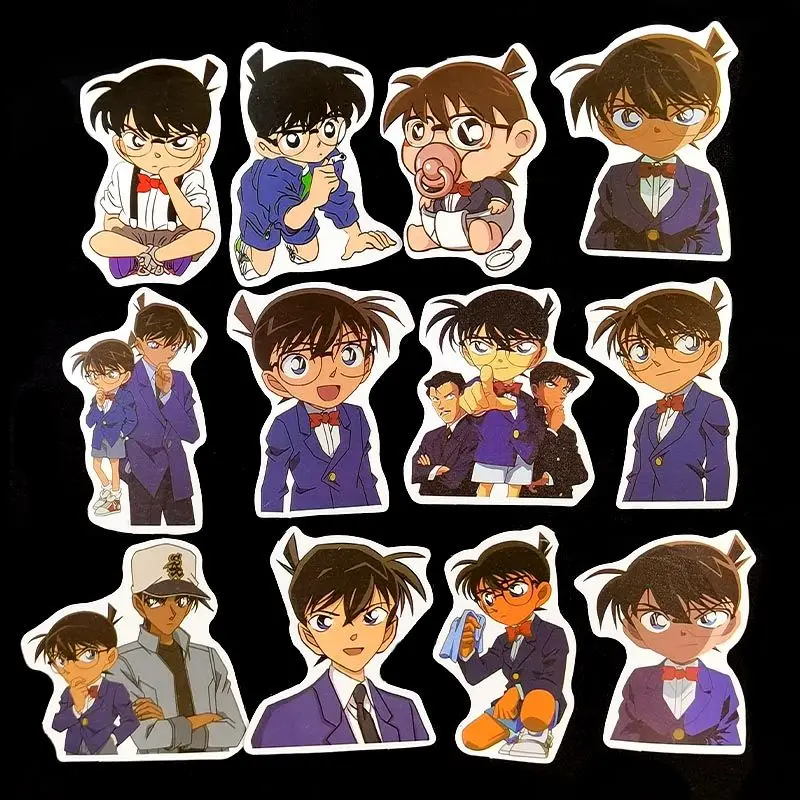 Conan Edogawa Anita Hailey Kudou Shinichi Creative Personalized Stickers Cartoon Animation Movie Characters Waterproof Stickers