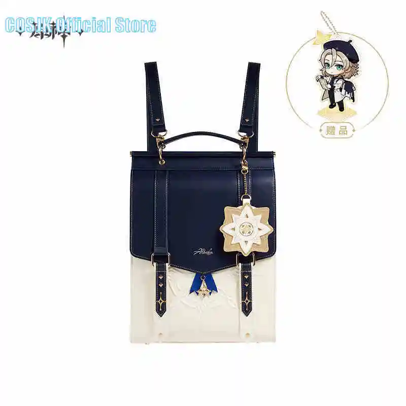 MiHoYo Official Game Genshin Impact Albedo Cosplay Theme Impression Serie Backpack Doujin Shoulders Bag Cosplay Gifts