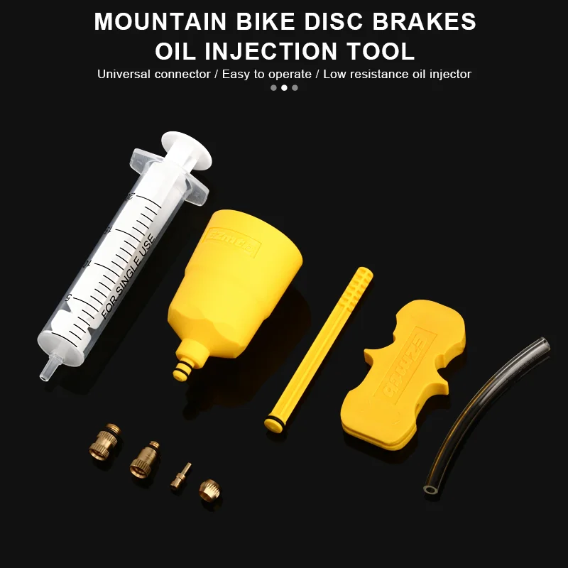 Bike Brake Bleed Kit For Shimano Hydraulic Disc Brake Bleeding Tool Set Funnel Oil Stopper Road Mountain Bicycle Repair Tools