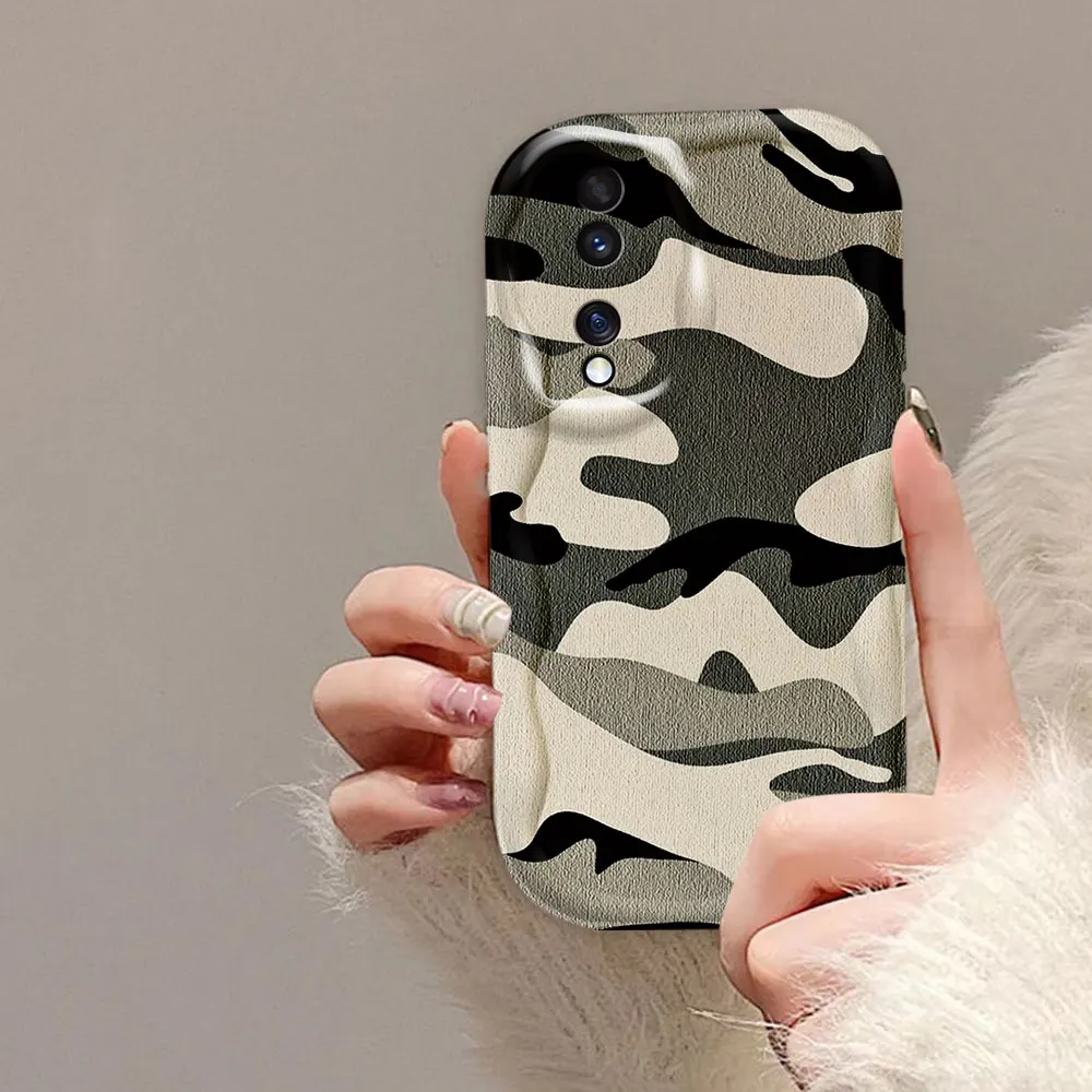 Camuflagem 3d estilo militar caixa de telefone para huawei p30, p40, companheiro 30, 40, nova 5t, 7, 9, 10, 11, honra 20, 50, 90, x50i