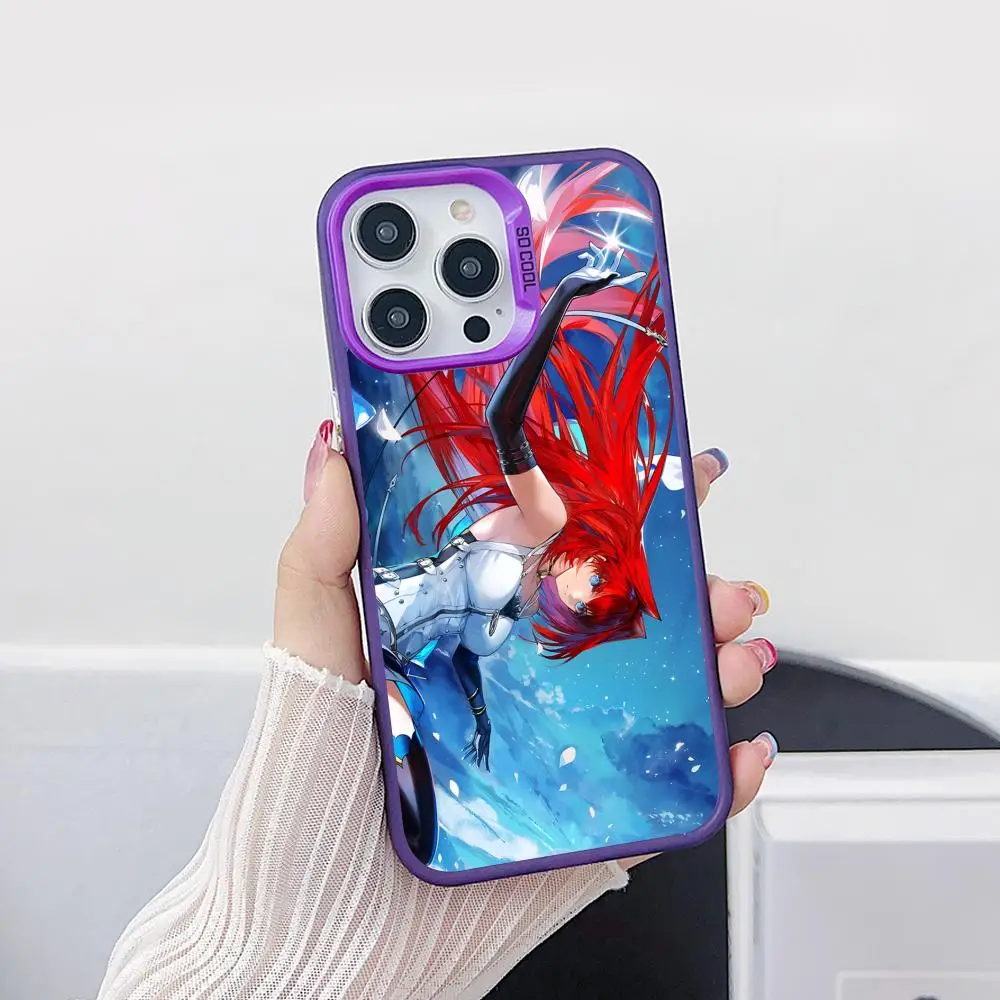 

Чехол для мобильного телефона Mahou Aozaki Aoko для iPhone 17, 16, 15, 14, 13, 12, 11 X XR XS 8 7 Pro Max Plus, полупрозрачный фиолетовый чехол, роскошный