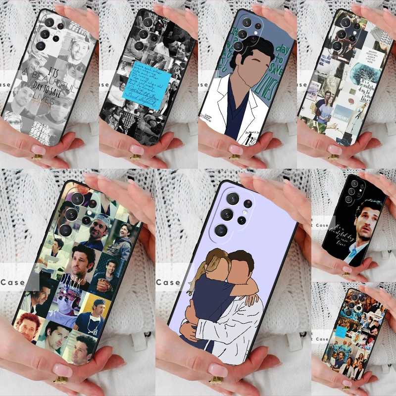 Derek Shepard Grey Anatomy Phone Cover Case for Samsung Galaxy S26 Ultra S20 FE Note 10 S24 S23 S21 S25 Plus S22