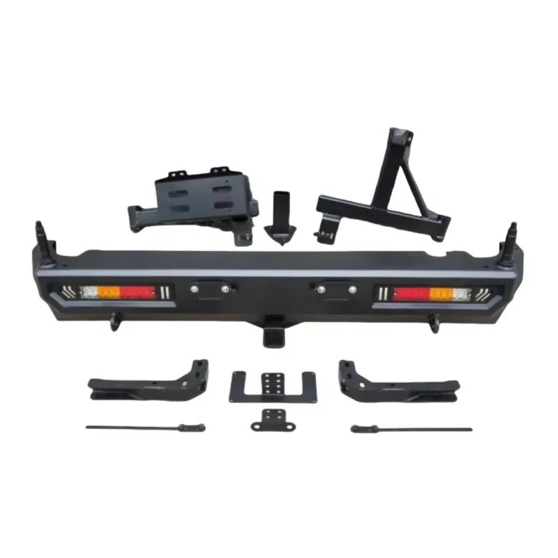 For Suzuki Jimney Off-Road Vehicles High Quality JB64 JB74 Steel Rear Bumper With Tow Hook Cut-Outs Hot Sale Auto Parts