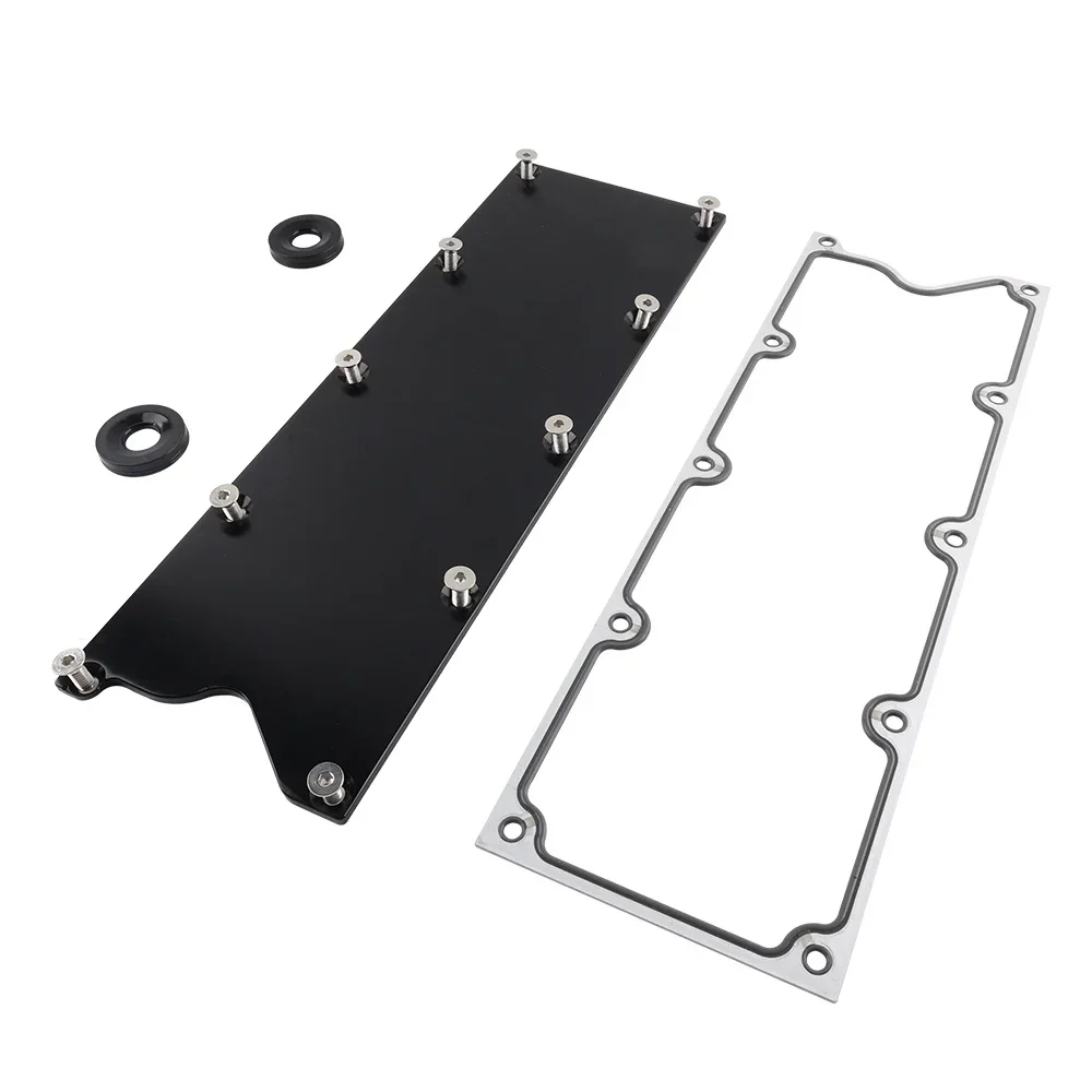 LS Gen 3 Engine Blocks Billet Valley Pan Cover Plate Cover Plate Billet Aluminum Low Profile For LSX LS1 LM7 LR4 LQ4 LS6 L59