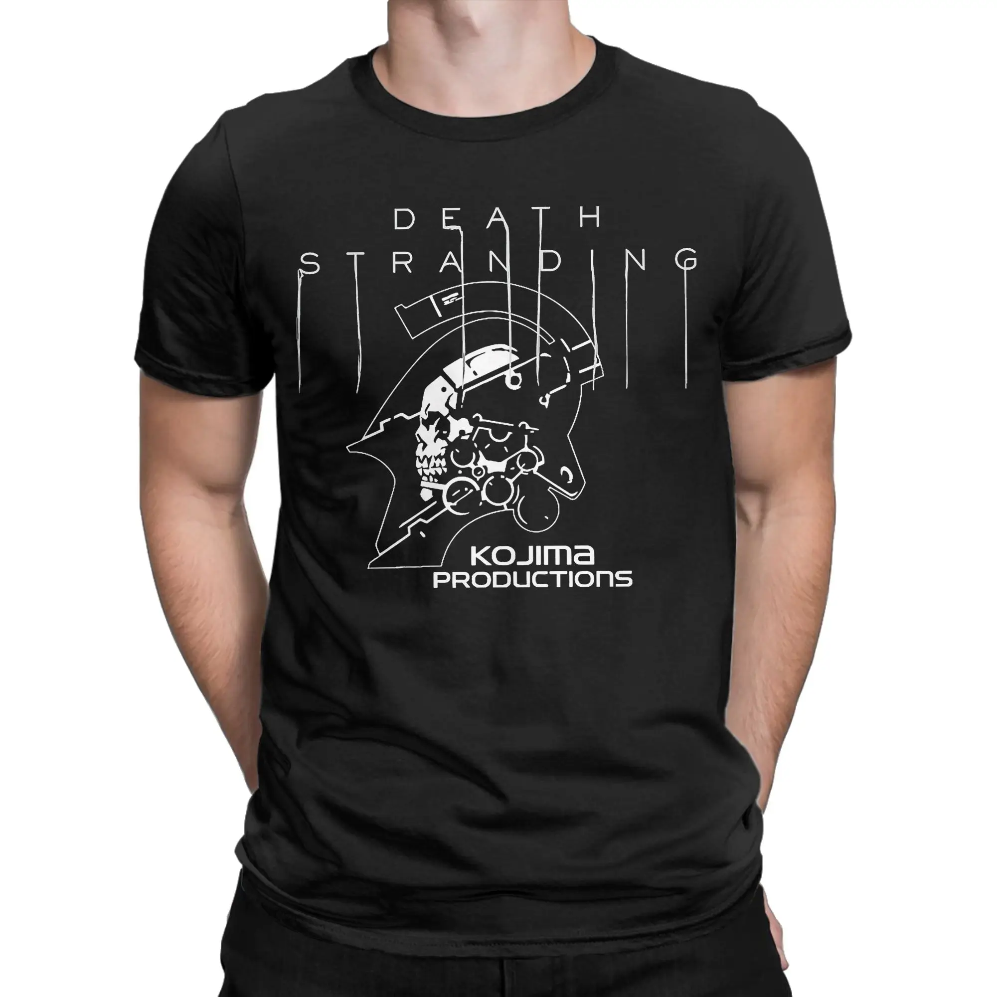 Мужские и женские футболки Death Stranding Kojima Game, топы из 100% хлопка, повседневные футболки с короткими рукавами и круглым воротником, футболки для вечеринок