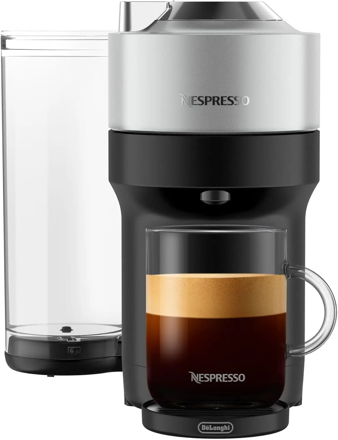 

Vertuo Pop+ Deluxe Coffee and Espresso Machine by De'Longhi, Silver