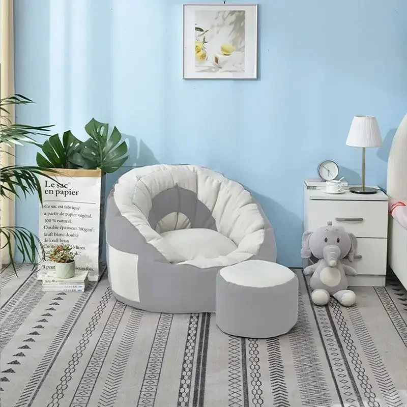 Lazy Sofa Bean Bag Tatami Small Apartment Chair Single Bedroom Room Girl Leisure Lazy Chair Medium Pedals With Change Bag Pillow