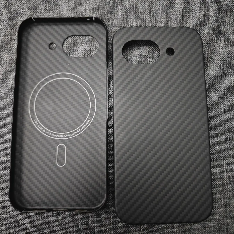 Etui z włókna węglowego do Google Pixel 10A, magnetyczne etui, osłona z włókna aramidowego, ultracienka ochronna obudowa na telefon komórkowy, akcesorium. — zdjęcie produktu 3