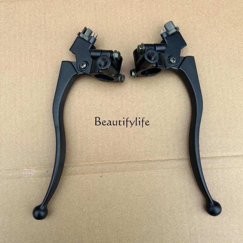 

Motorcycle Handle Clutch Right Brake Handlebar Holder Mirror Seat Assembly