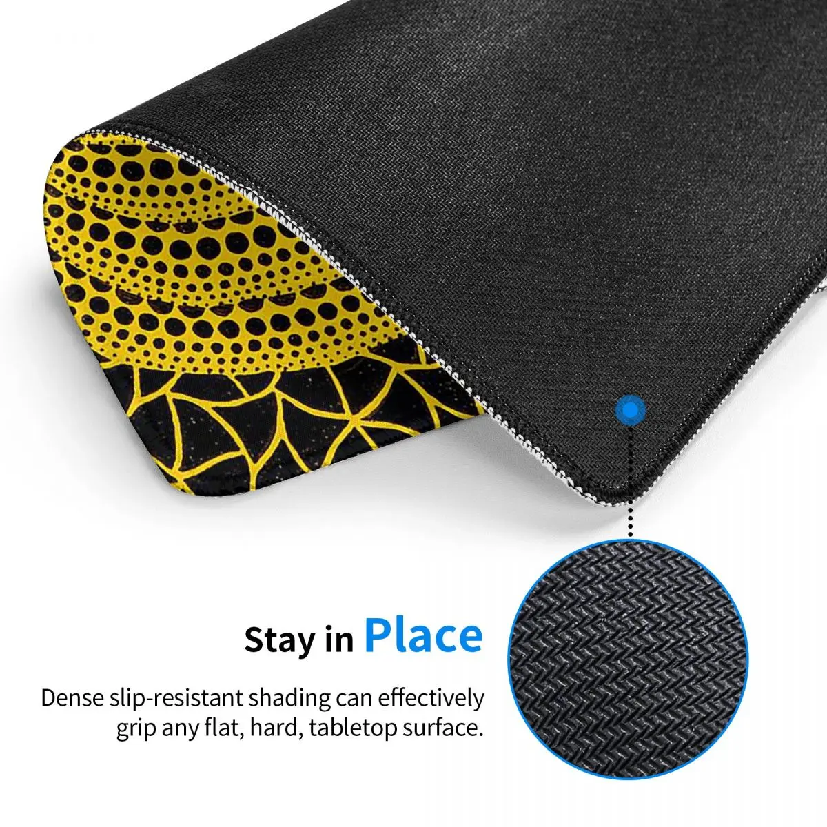 Yayoi Kusama Pumpkin Abstract Art Multi-size Mouse Pad Computer Keyboard Mouse Mat Gaming PC Laptop Desk MatTable Mats