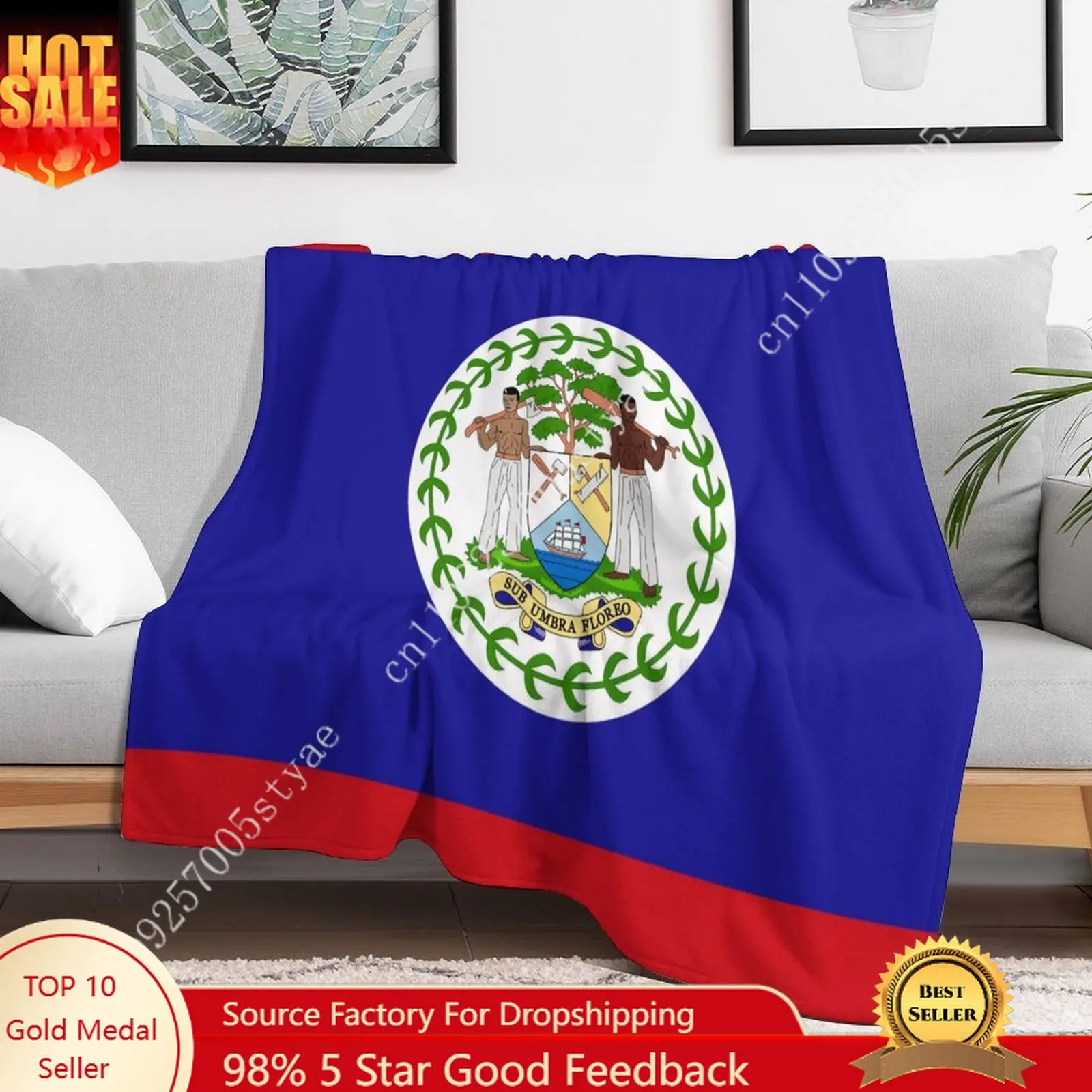 

Belize Flag Flannel Blankets Are Soft Comfortable and Warm Perfect for Winter Naps Homes Offices Travel Camping and More
