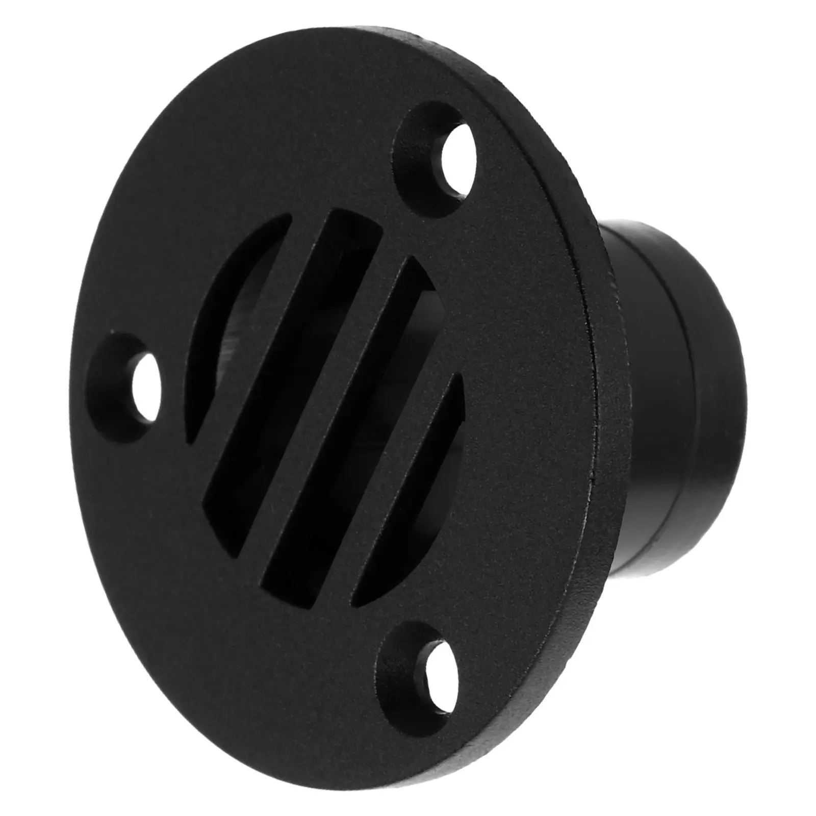 Boat Yacht Drain Plug Deck Adapter Floor Fitting Black Filter Cover Water Closure